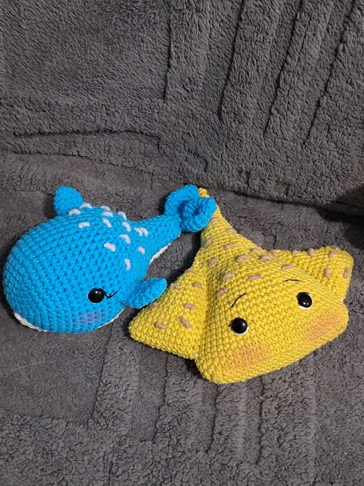 AMIGURUMI ANIMALITOS DEL OCEANO HILO HIPOLARGENICO (APTO PARA LAVARROPAS) – Pañalera Belyan