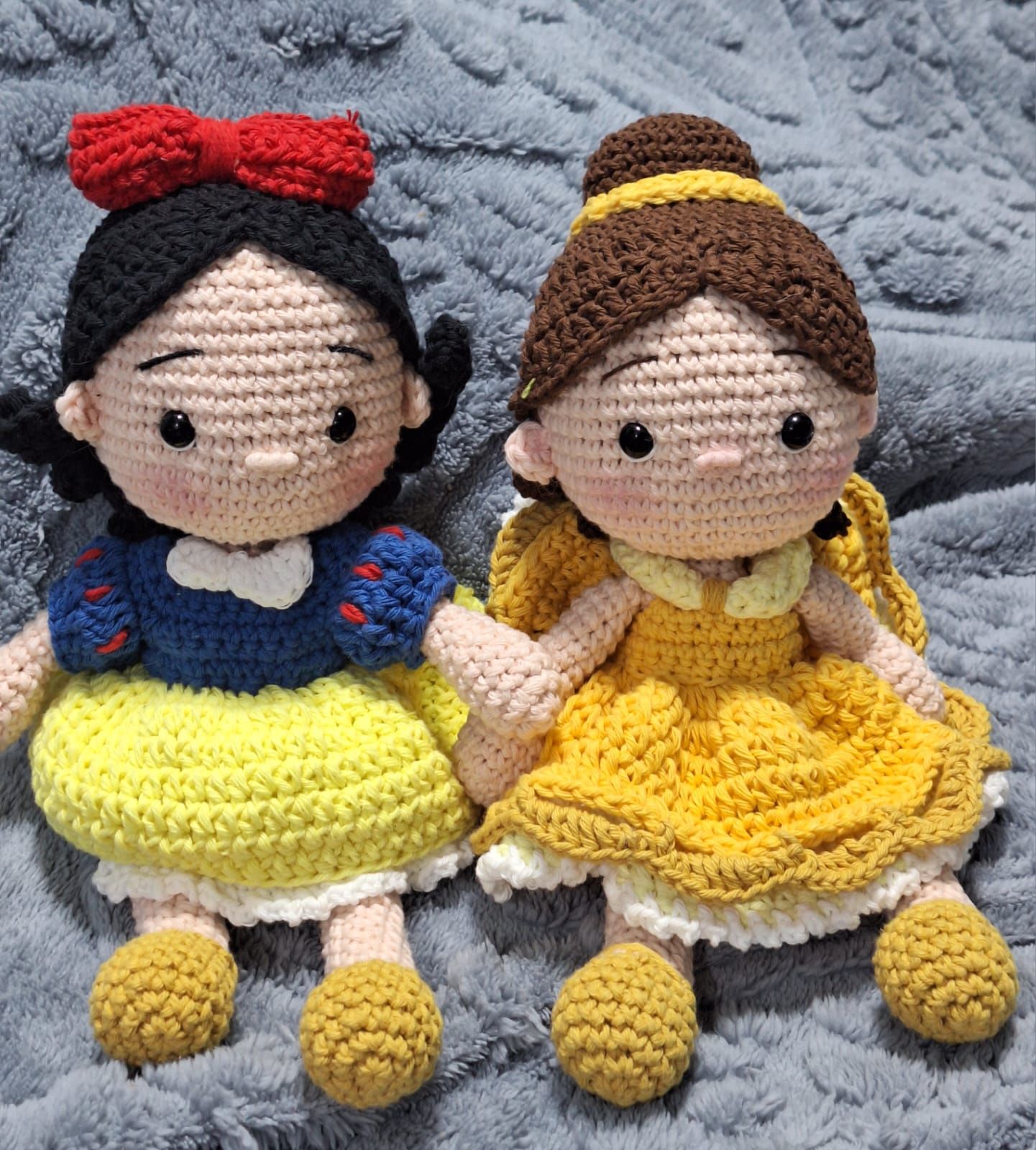 AMIGURUMI PRINCESAS HILO HIPOLARGENICO (APTO PARA LAVARROPAS) – Pañalera Belyan