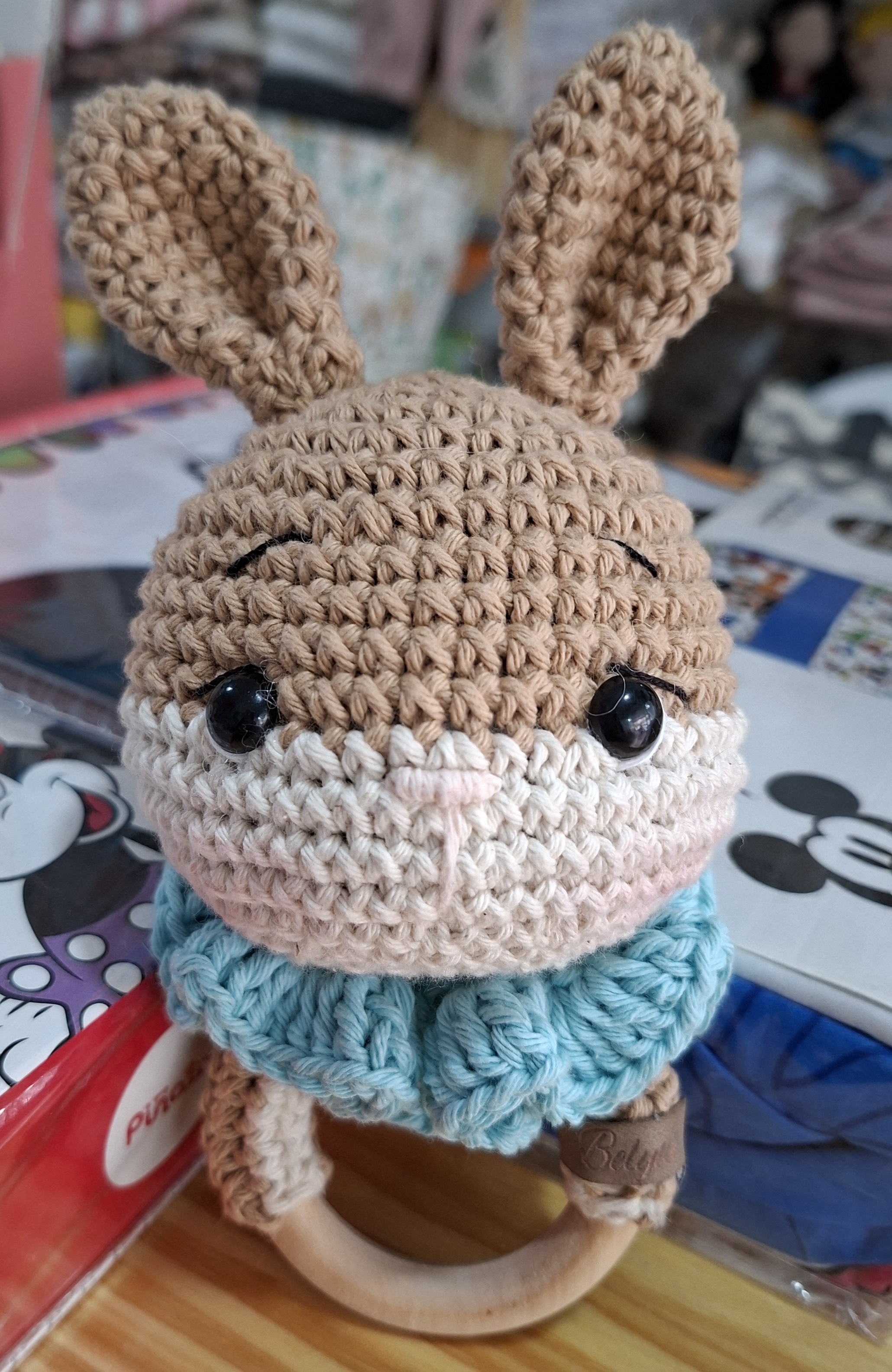 Amigurumi, hilo hipoalergenico sonajero – Pañalera Belyan